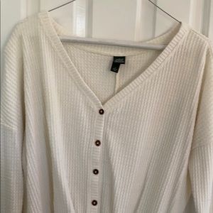 Button up sweater